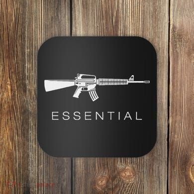Essential Weapons Gun Ar 15 Assault Rifle Firearm Coaster