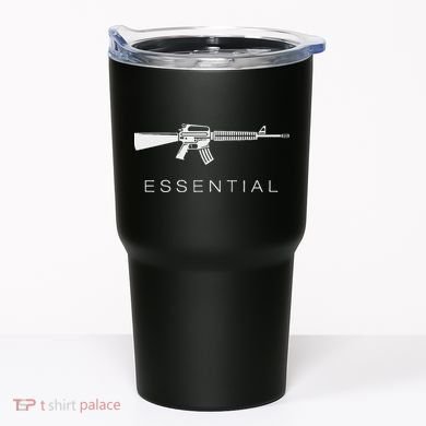 Essential Weapons Gun Ar 15 Assault Rifle Firearm Tumbler