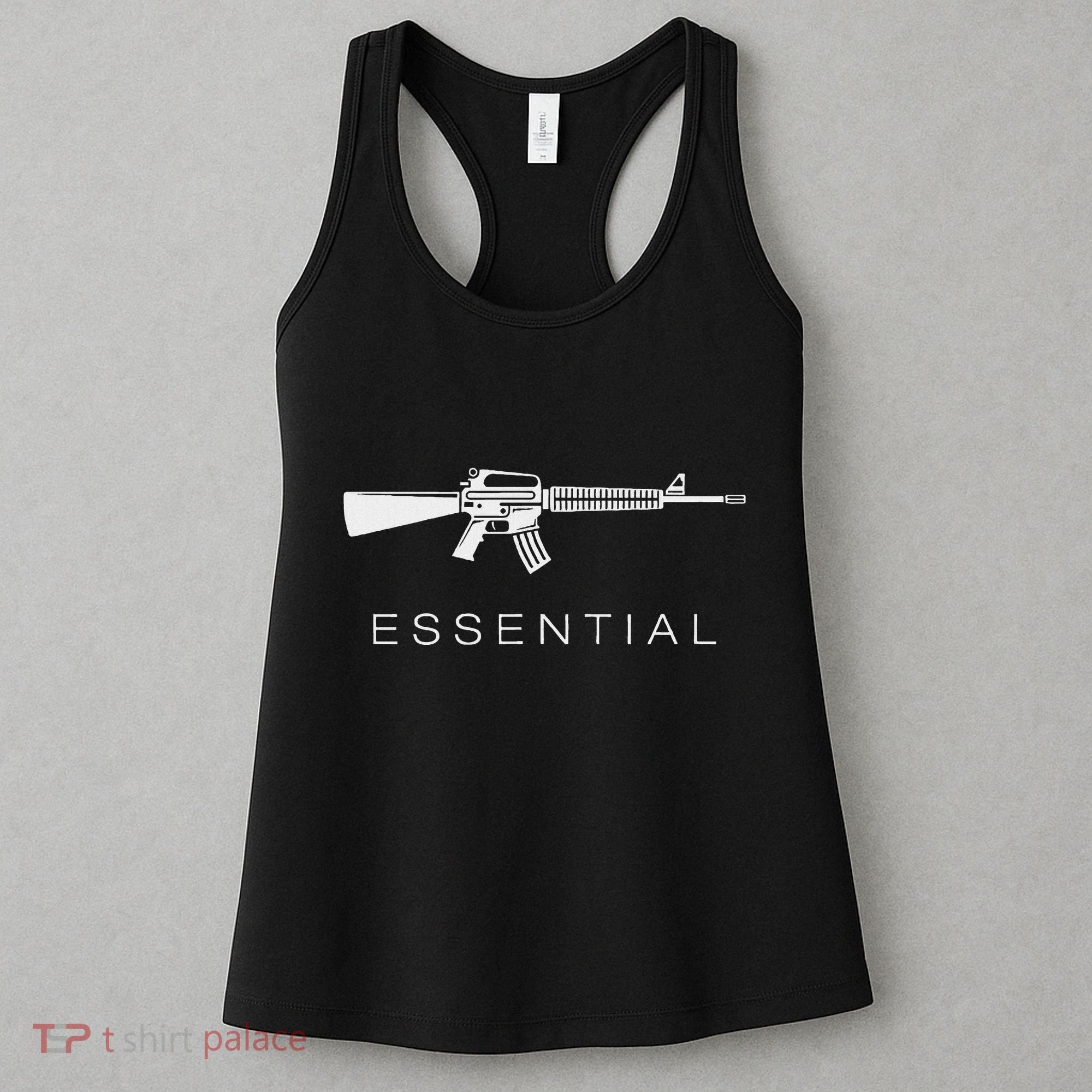 Essential Weapons Gun Ar 15 Assault Rifle Firearm Women's Tank Top