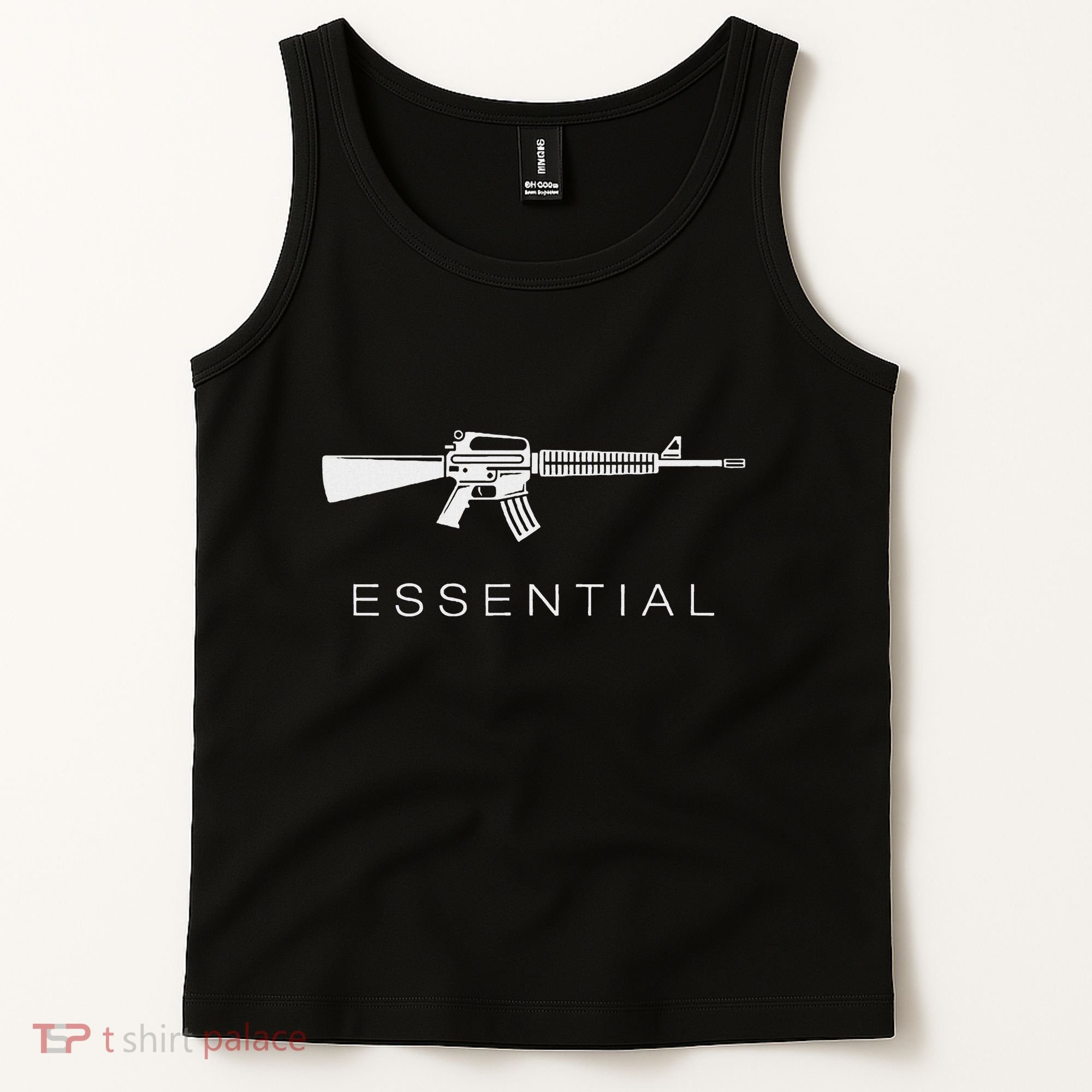 Essential Weapons Gun Ar 15 Assault Rifle Firearm Tank Top