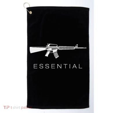 Essential Weapons Gun Ar 15 Assault Rifle Firearm Golf Towel