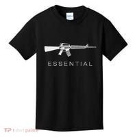 Essential Weapons Gun Ar 15 Assault Rifle Firearm Kids T-Shirt thumb 0
