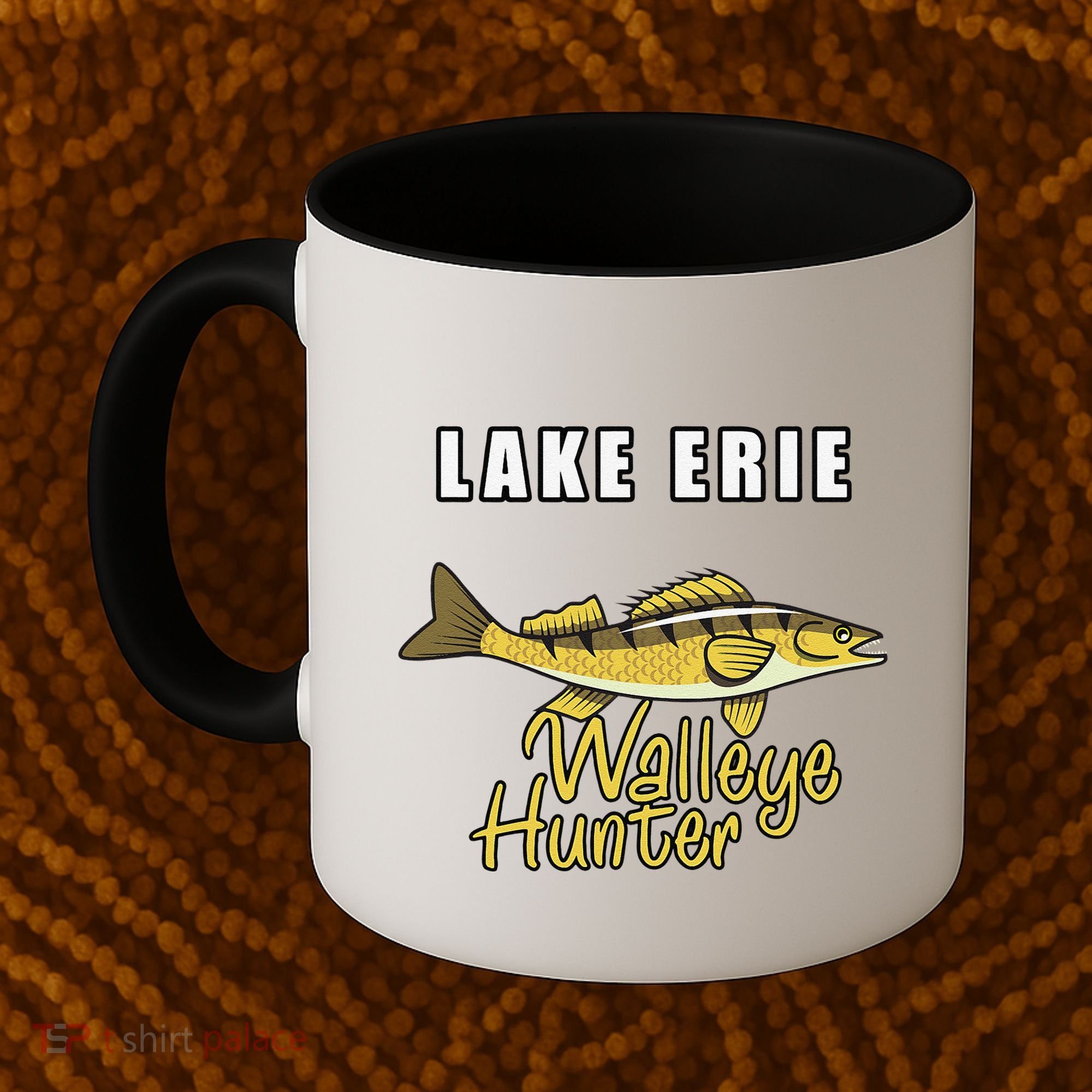 Erie Walleye Hunter Tournament Fishing Coffee Mug