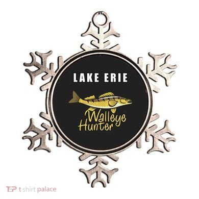 Erie Walleye Hunter Tournament Fishing Ornament