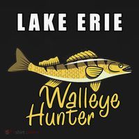 Erie Walleye Hunter Tournament Fishing Ornament thumb 1
