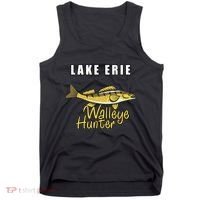 Erie Walleye Hunter Tournament Fishing Tank Top thumb 0