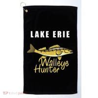 Erie Walleye Hunter Tournament Fishing Golf Towel thumb 0