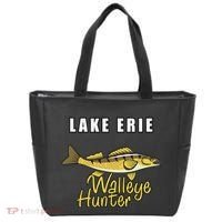 Erie Walleye Hunter Tournament Fishing Tote Bag thumb 0