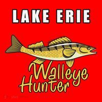 Erie Walleye Hunter Tournament Fishing Santa Hat thumb 1