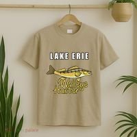 Erie Walleye Hunter Tournament Fishing T-Shirt thumb 2