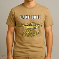 Erie Walleye Hunter Tournament Fishing T-Shirt thumb 3