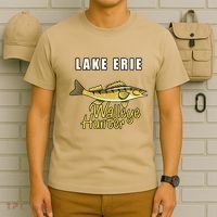 Erie Walleye Hunter Tournament Fishing T-Shirt thumb 6