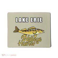Erie Walleye Hunter Tournament Fishing Mousepad thumb 0