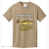 Erie Walleye Hunter Tournament Fishing Kids T-Shirt thumb 0