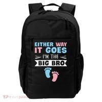 Either Way It Goes I'm The Big Bro Gender Reveal Brother Backpack thumb 0