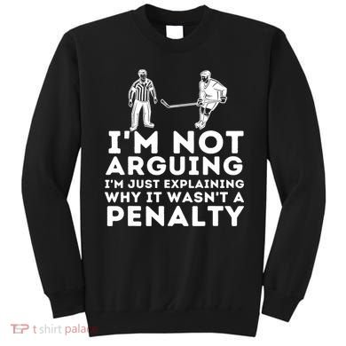 Explaining Why It Wasnt A Penalty Funny Ice Hockey Player Gift Sweatshirt