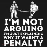 Explaining Why It Wasnt A Penalty Funny Ice Hockey Player Gift Toddler Hoodie thumb 2