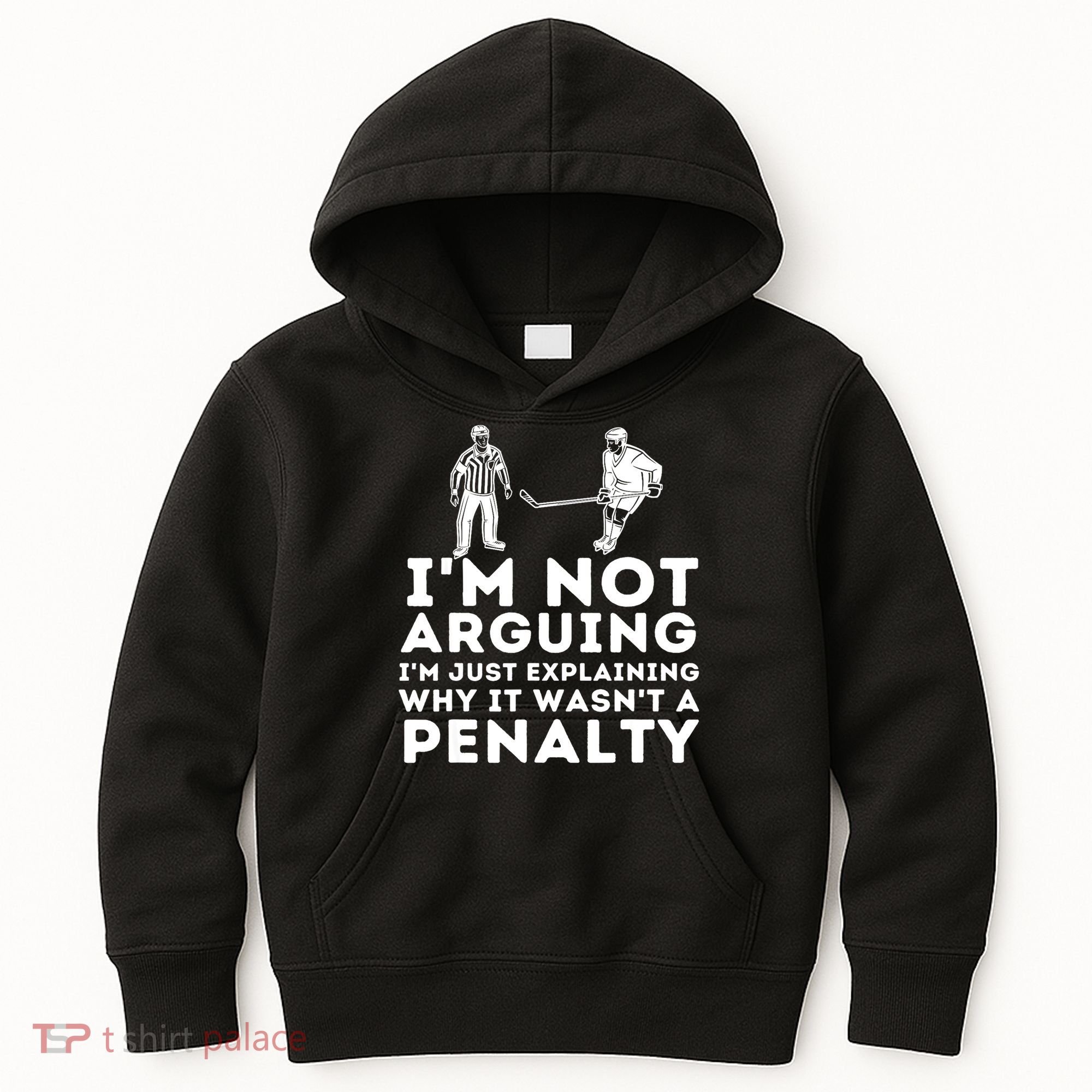 Explaining Why It Wasnt A Penalty Funny Ice Hockey Player Gift Kids Hoodie
