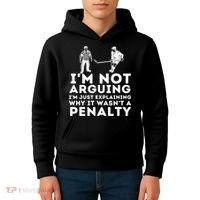Explaining Why It Wasnt A Penalty Funny Ice Hockey Player Gift Kids Hoodie thumb 4