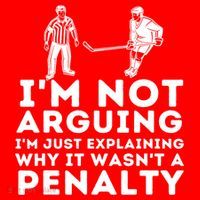 Explaining Why It Wasnt A Penalty Funny Ice Hockey Player Gift Santa Hat thumb 1