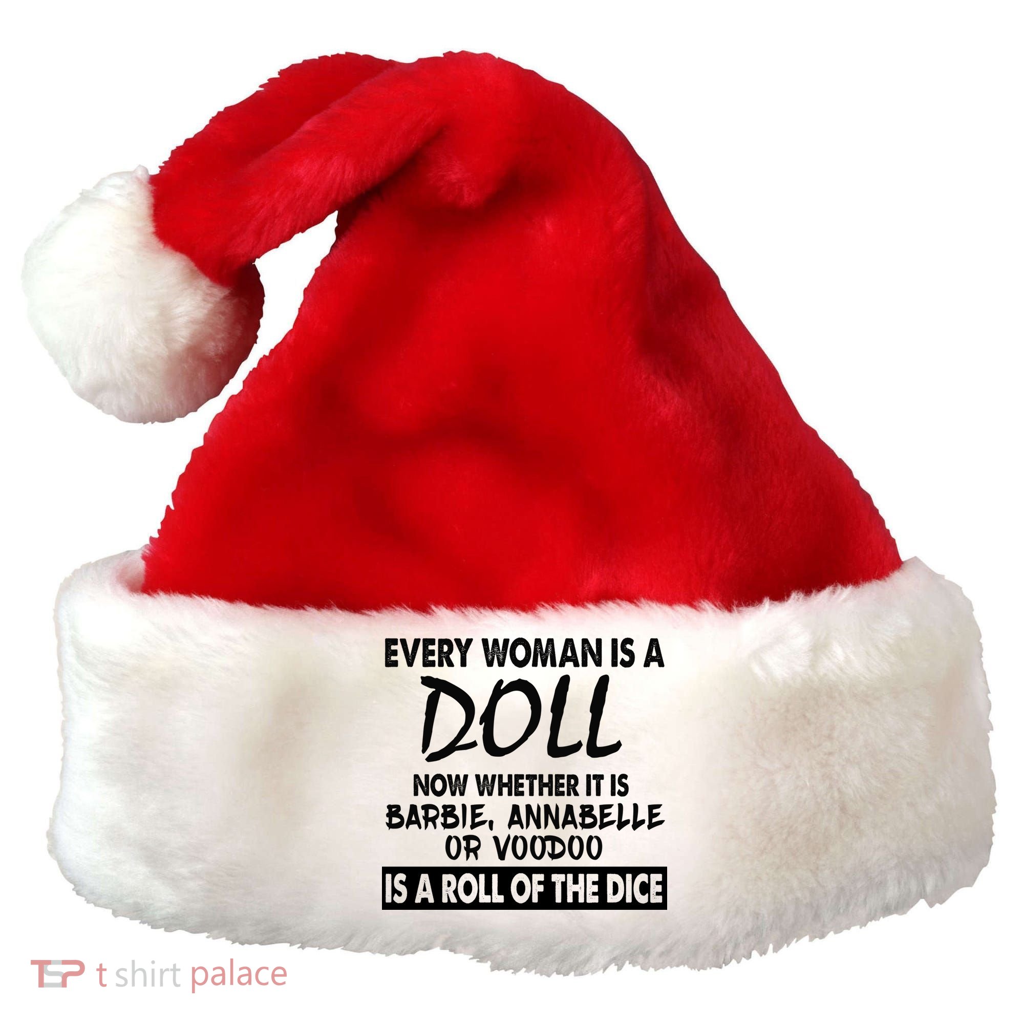 Every Woman Is A Doll Santa Hat