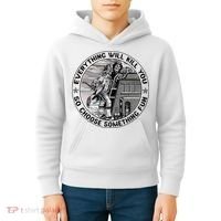 Everything Will Kill You So Choose Something Fun Firefighter Kids Hoodie thumb 4