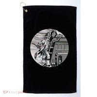 Everything Will Kill You So Choose Something Fun Firefighter Gift Golf Towel thumb 0