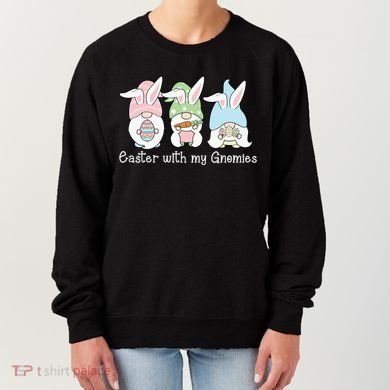 Easter With My Gnomies Cute Spring Women's Sweatshirt