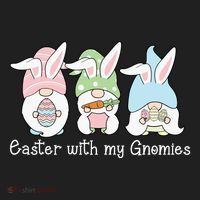 Easter With My Gnomies Cute Spring Women's Sweatshirt thumb 2