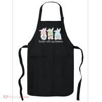 Easter With My Gnomies Cute Spring Apron thumb 0
