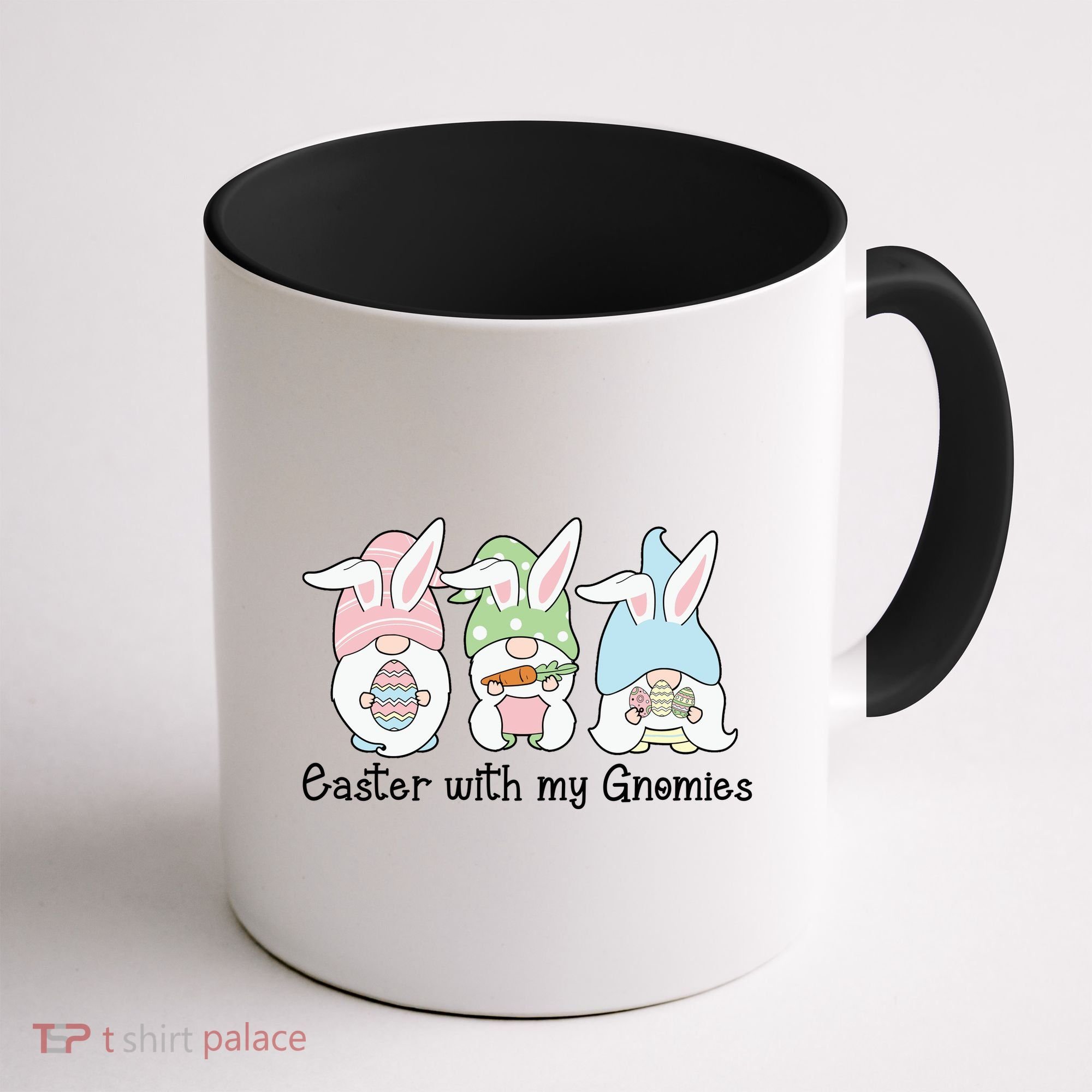 Easter With My Gnomies Cute Spring Coffee Mug