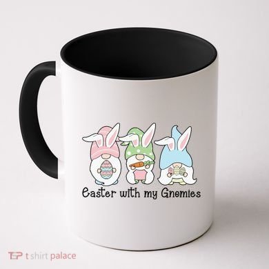Easter With My Gnomies Cute Spring Coffee Mug