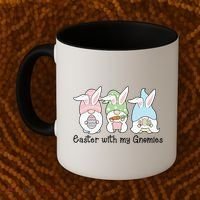Easter With My Gnomies Cute Spring Coffee Mug thumb 2