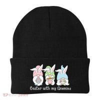 Easter With My Gnomies Cute Spring Beanie thumb 0
