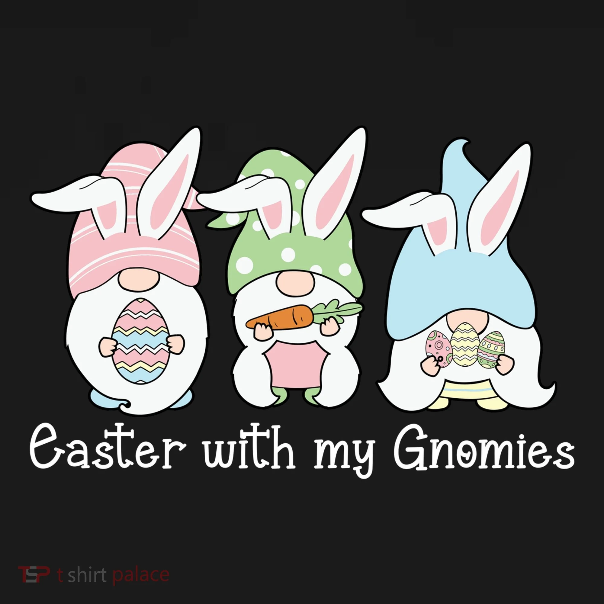 Easter With My Gnomies Cute Spring Women's Hoodie
