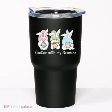Easter With My Gnomies Cute Spring Tumbler