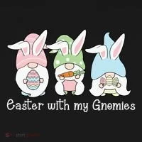 Easter With My Gnomies Cute Spring Toddler Hoodie thumb 2
