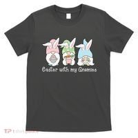 Easter With My Gnomies Cute Spring T-Shirt thumb 0
