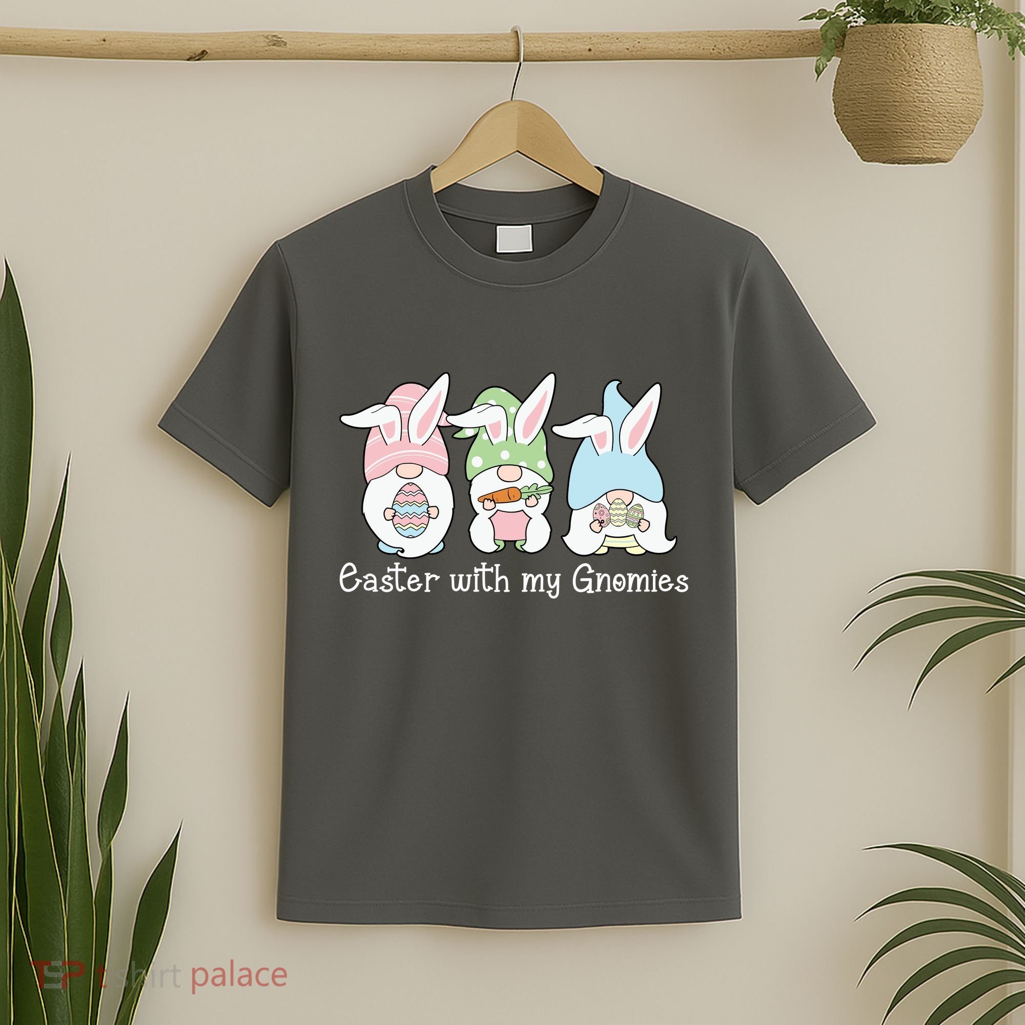 Easter With My Gnomies Cute Spring T-Shirt