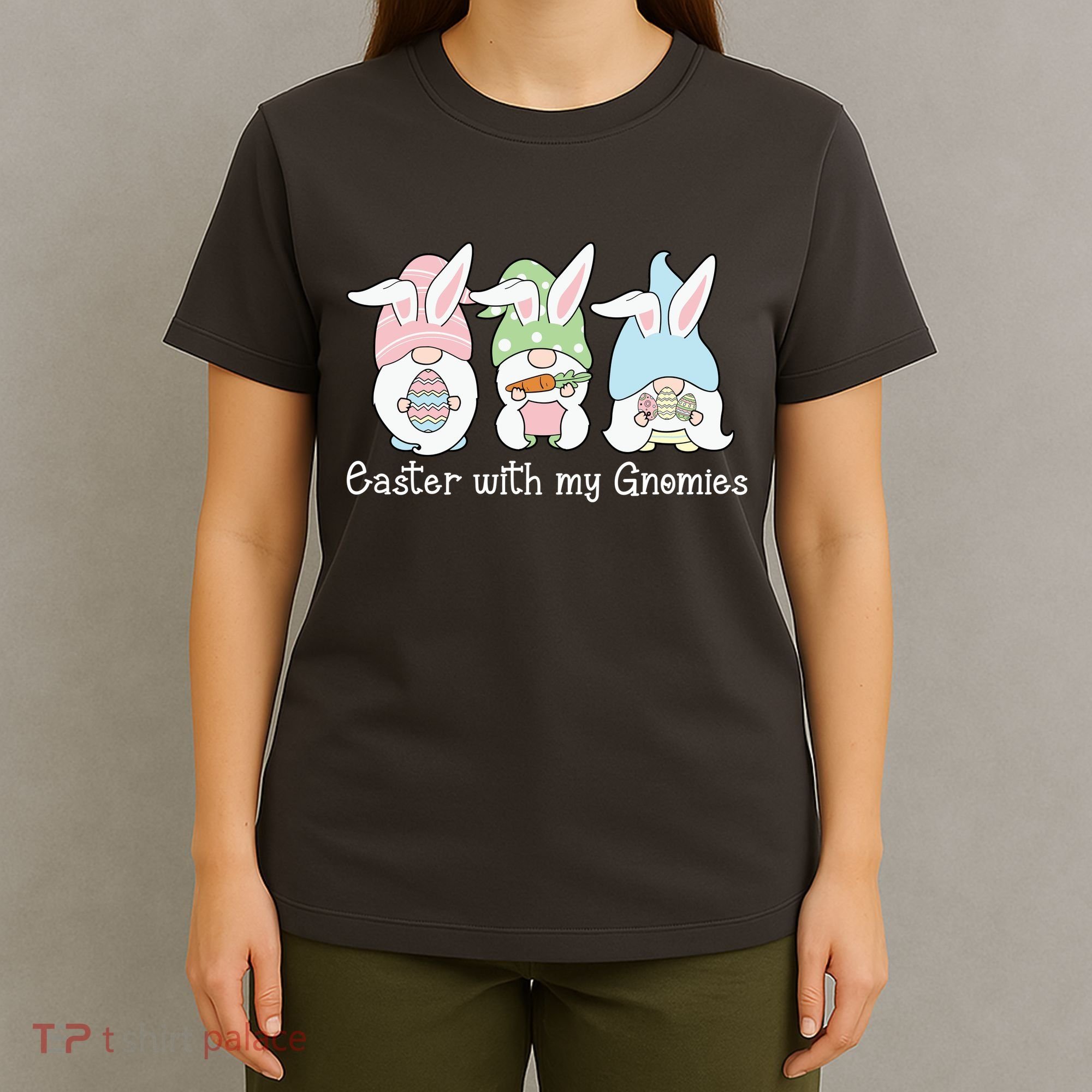 Easter With My Gnomies Cute Spring T-Shirt