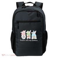 Easter With My Gnomies Cute Spring Backpack thumb 0
