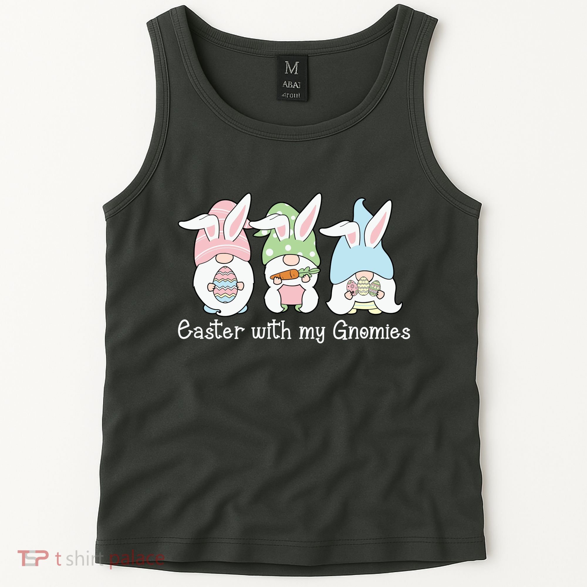 Easter With My Gnomies Cute Spring Tank Top