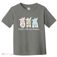 Easter With My Gnomies Cute Spring Toddler T-Shirt thumb 0