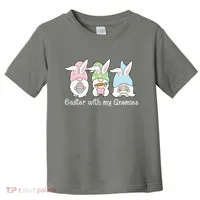Easter With My Gnomies Cute Spring Toddler T-Shirt thumb 0