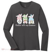 Easter With My Gnomies Cute Spring Women's Long Sleeve Shirt thumb 0
