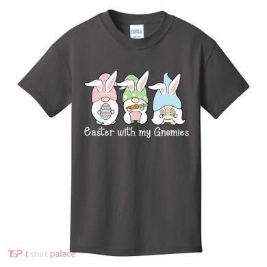 Easter With My Gnomies Cute Spring Kids T-Shirt