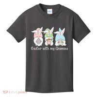 Easter With My Gnomies Cute Spring Kids T-Shirt thumb 0