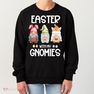 Easter With My Gnomies Egg Hunt Matching Women's Sweatshirt