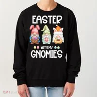 Easter With My Gnomies Egg Hunt Matching Women's Sweatshirt thumb 0
