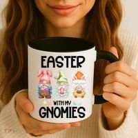 Easter With My Gnomies Egg Hunt Matching Coffee Mug thumb 3